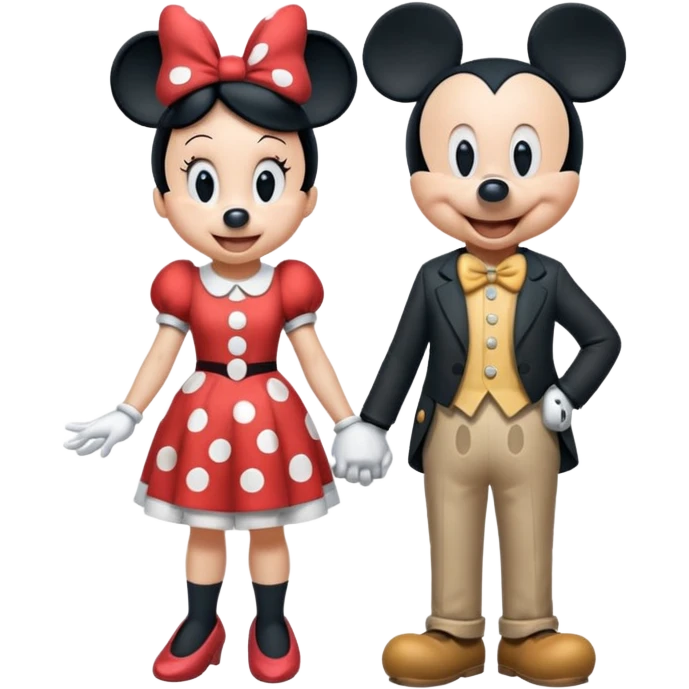 Minnie and Mickey Mouse emoji