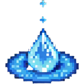 water drop emoji