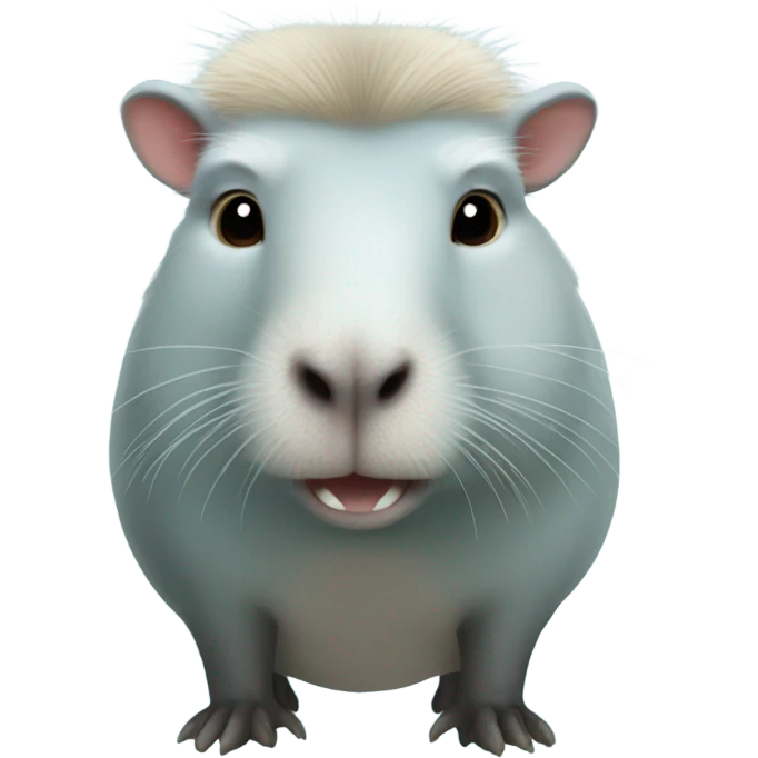 light blue capybara emoji