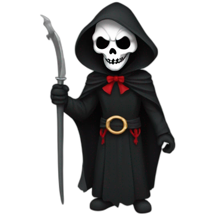 Scarlet i'm thé grim reaper emoji