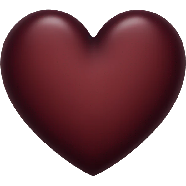 dark red heart emoji