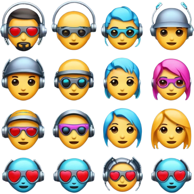 devops cyberpunk themed emoji pack emoji