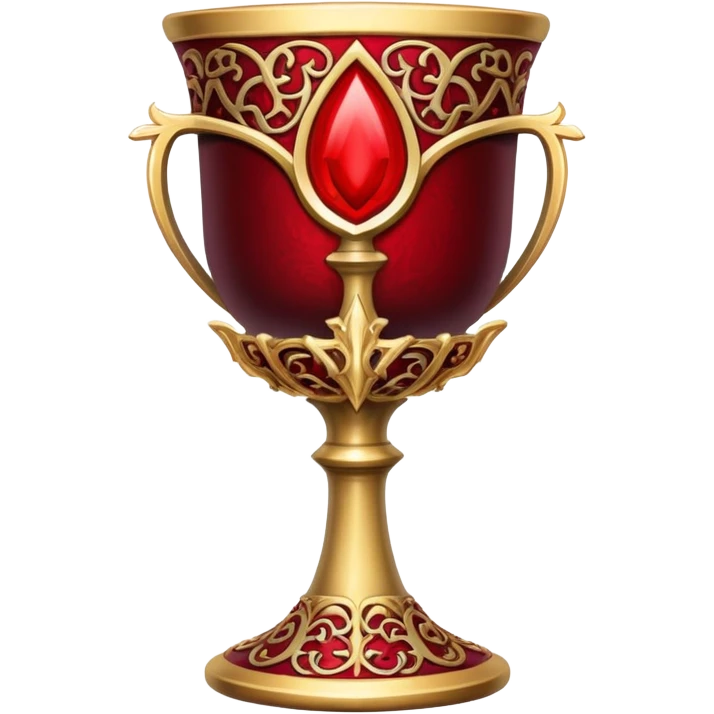 gothic chalice with blood emoji