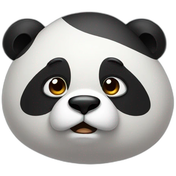 Sad panda emoji