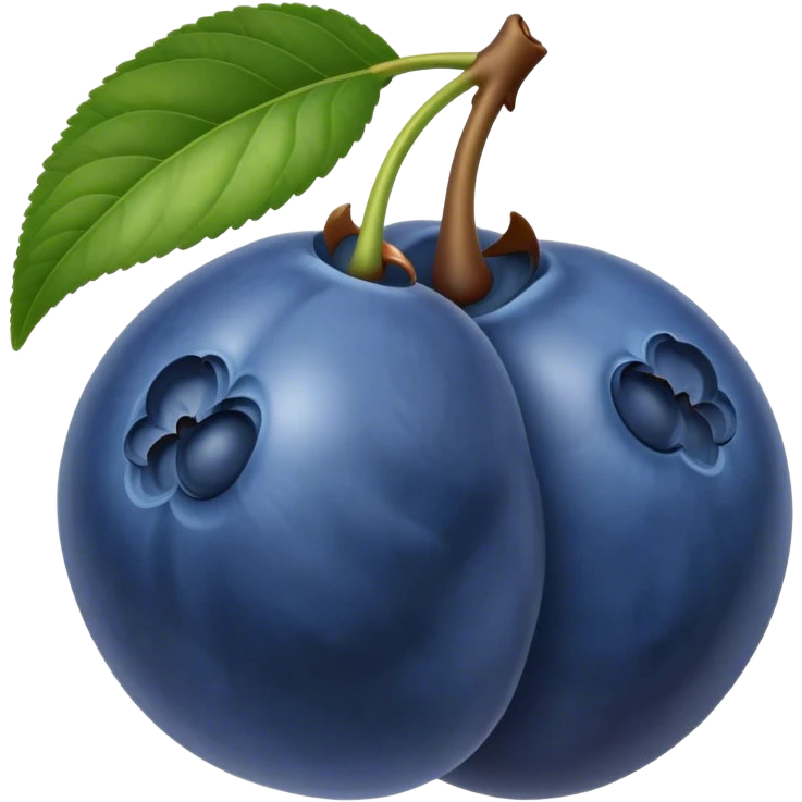 blueberry fruit emoji