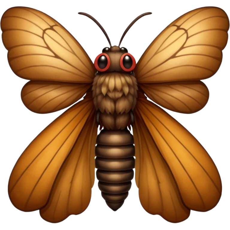 moth, life cycle stage 2 emoji
