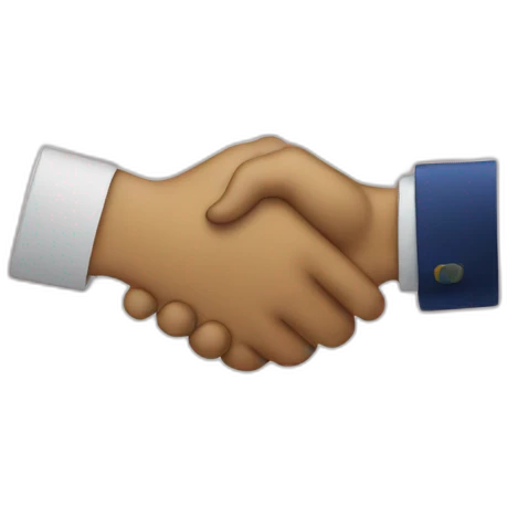 biden and trump shaking hands emoji