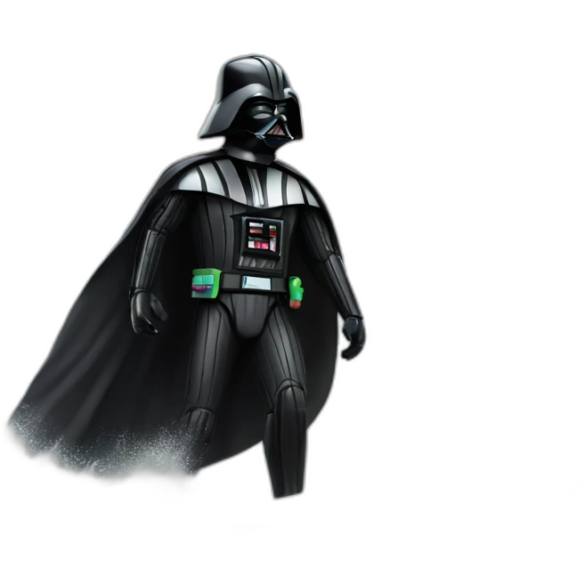 surfing darth vader emoji