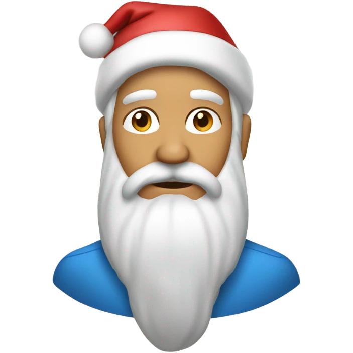 papanoel con un reno emoji