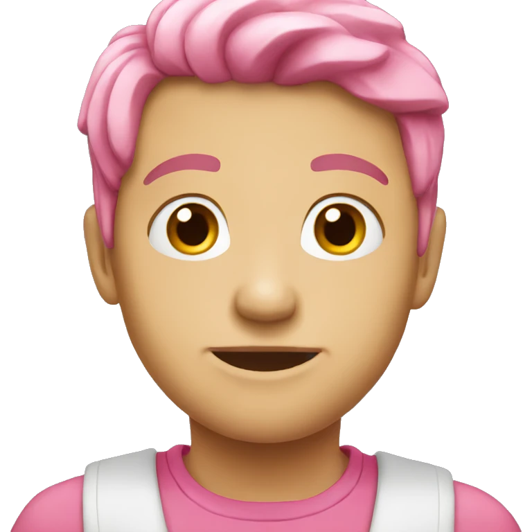 Pink emoji