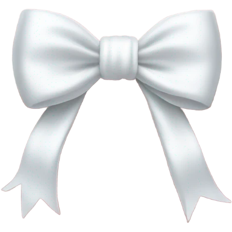 rococo Pastel pink heart with white bow with lace and frills  emoji