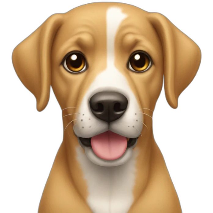 Chien sur chat emoji