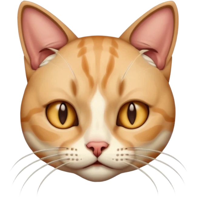 a cat having subdural hematoma emoji