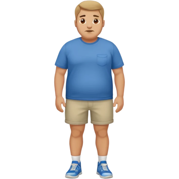 stocky man full length emoji