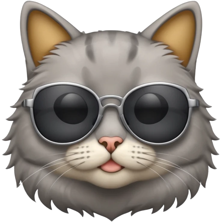 Cat wearing sunglasses emoji