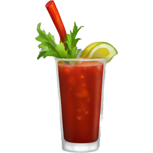Bloody mary drink emoji