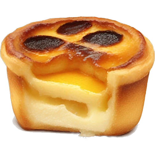Portuguese pastel de nata emoji