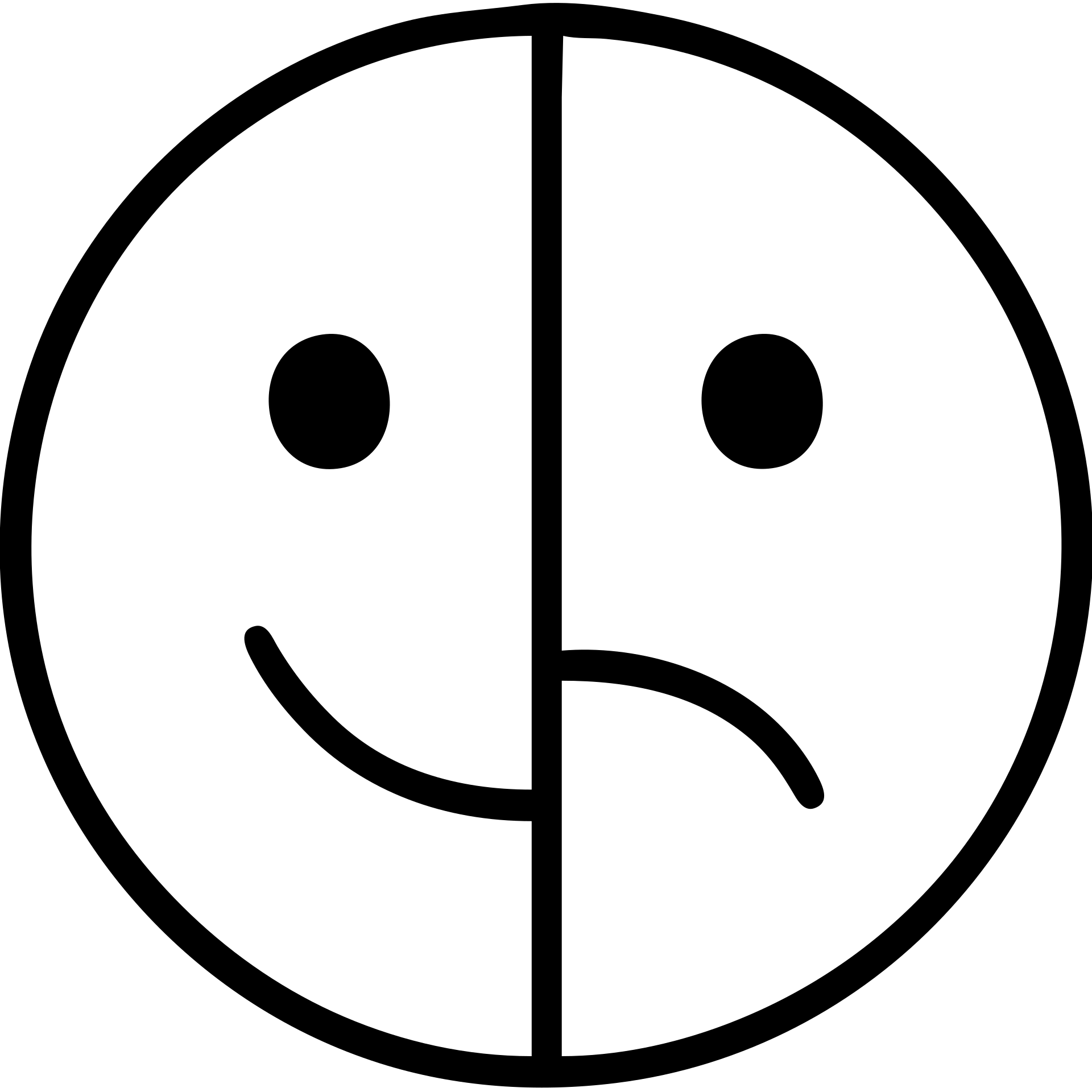 double face emoji with dark background emoji