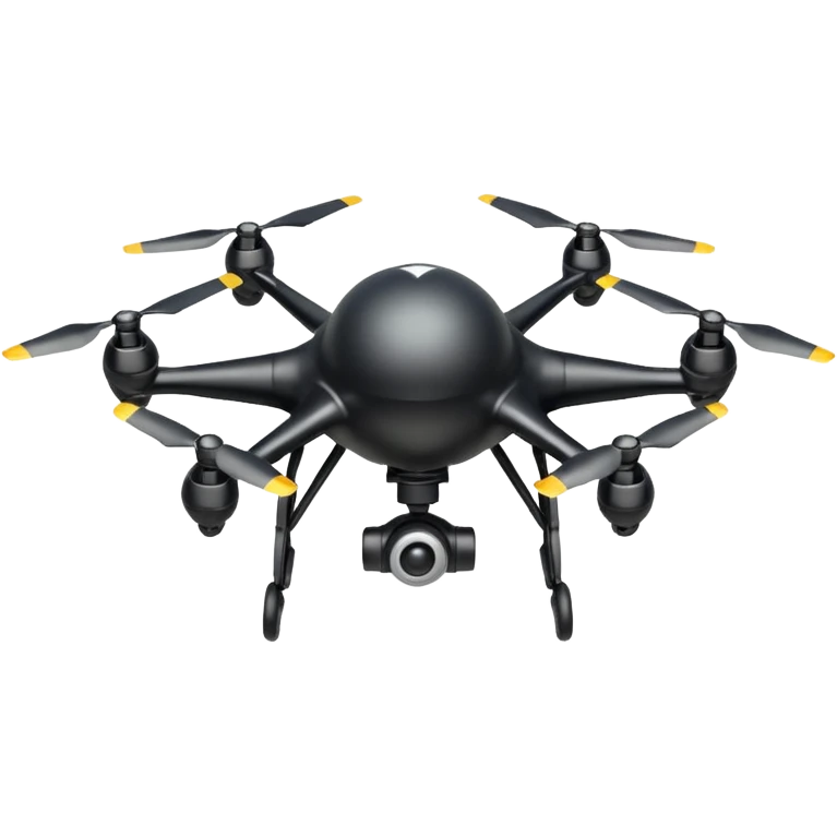 Drone kamikaze avec une bombe emoji