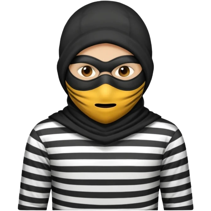 El emoji de un ladrón  emoji