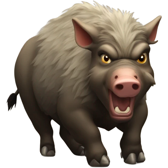 🐗😤 emoji