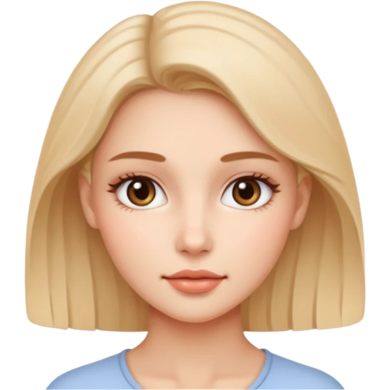 Casula style woman face emoji