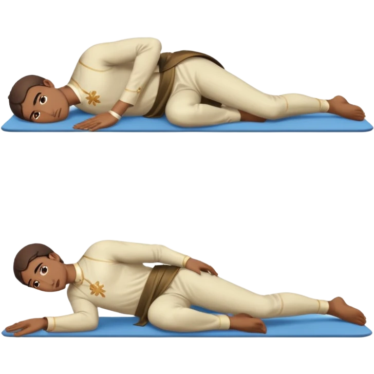 fullbody apostle in prone pose, alternate details emoji