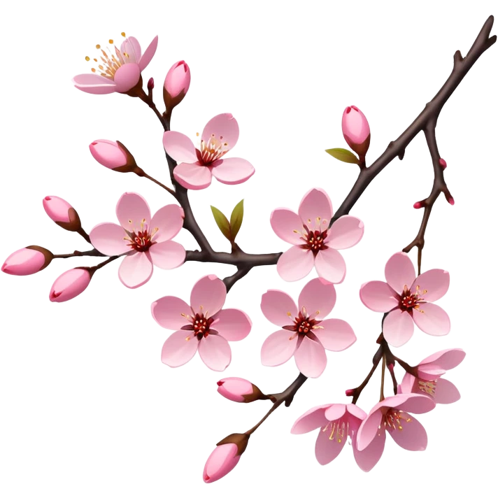 Sakura cherry blossom stick emoji