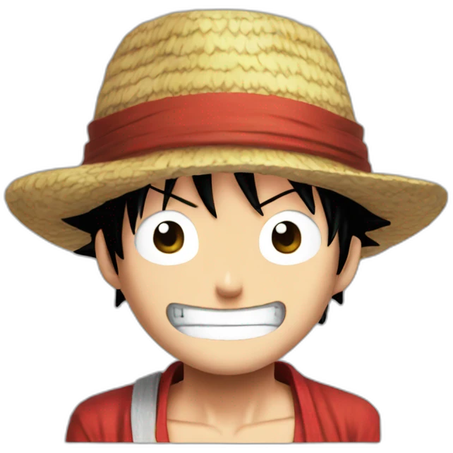 One piece Luffy emoji
