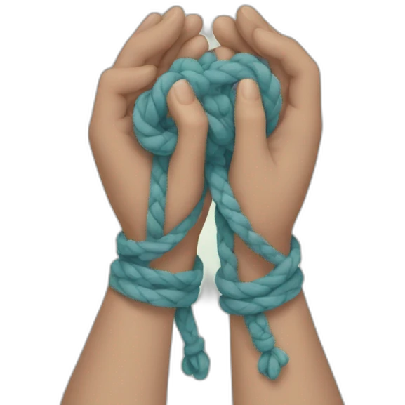 handS tied emoji