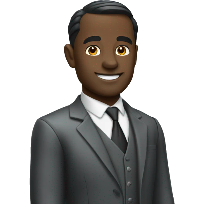 Batman is a businessman emoji