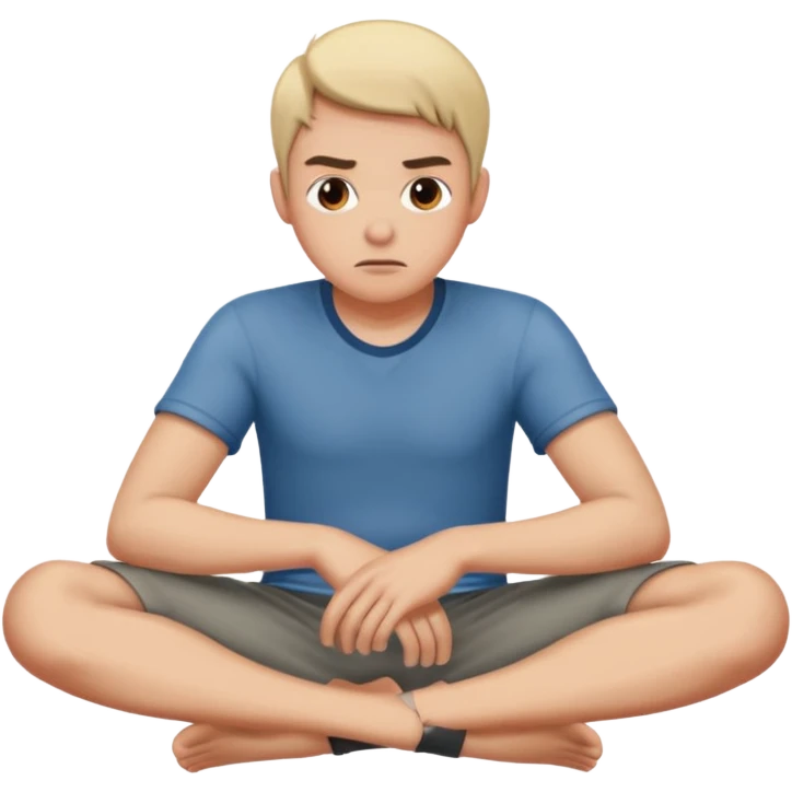 Sitting on edge emoji