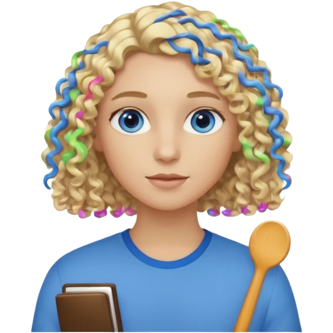 Curly blond blue eyes. Long hair cool beige blond. Longer hair beige ash blonde. emoji
