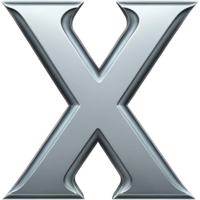 Letter X wins emoji