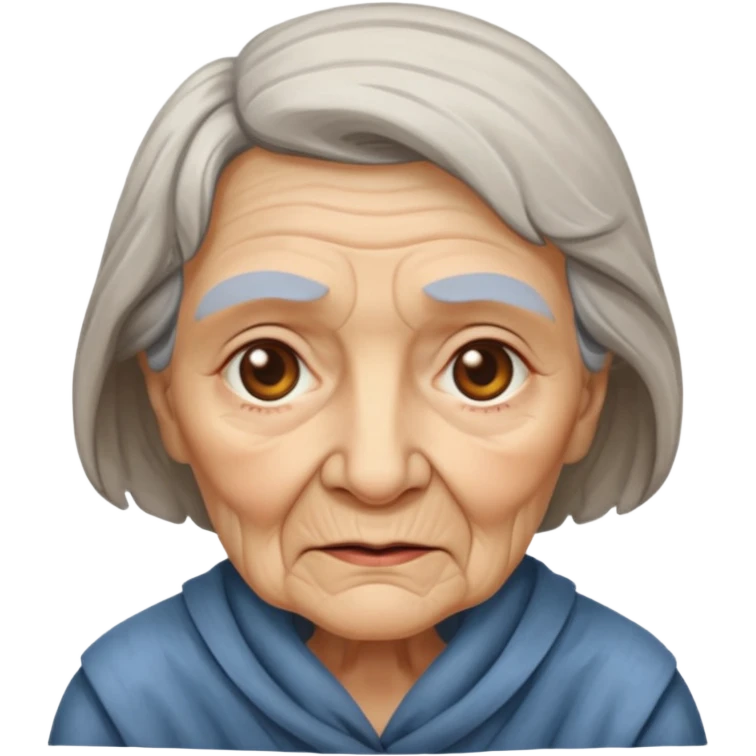 oldwoman, old age emoji