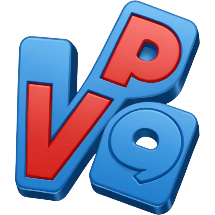 
Pickswise sign comic style blue (#00A3E0) and red (#F9423A)  emoji