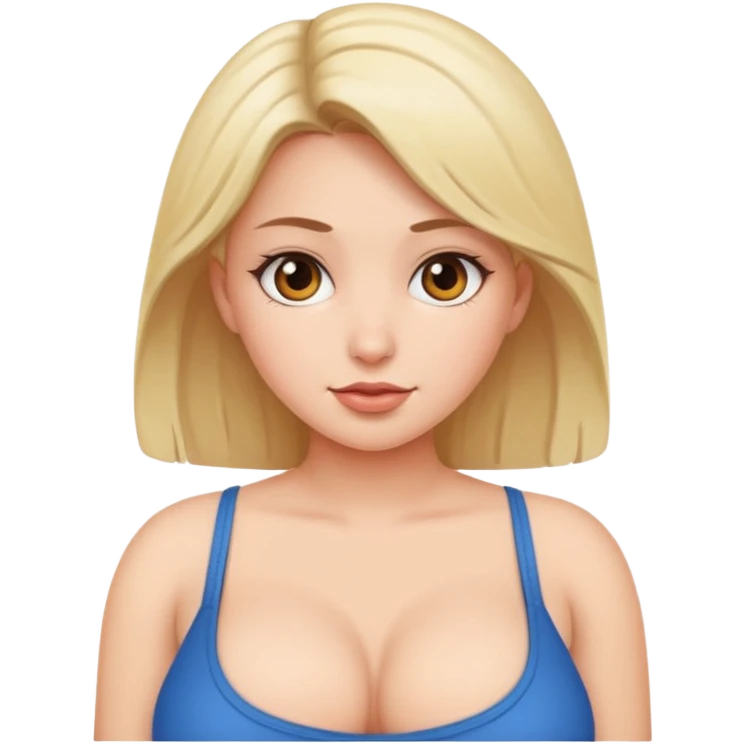 deep girl have a big boobs emoji