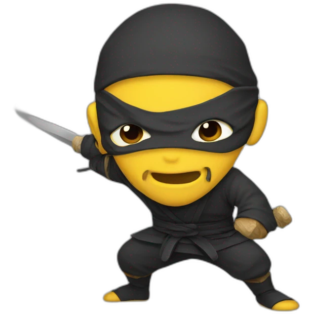 pukeing ninja emoji
