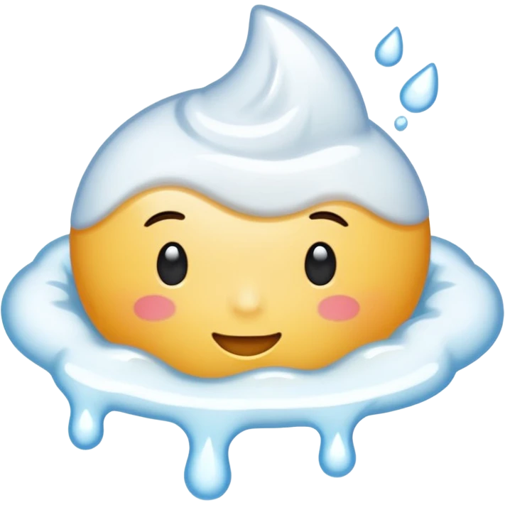 Cum falling emoji
