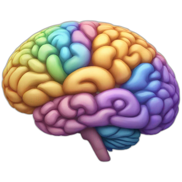 Color palette interview human brain emoji