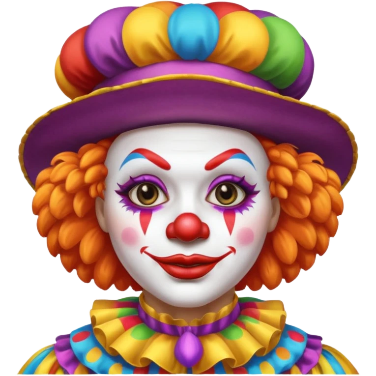  Clown feathered hat  emoji