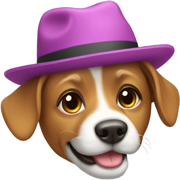 Dog wearing a hat  emoji