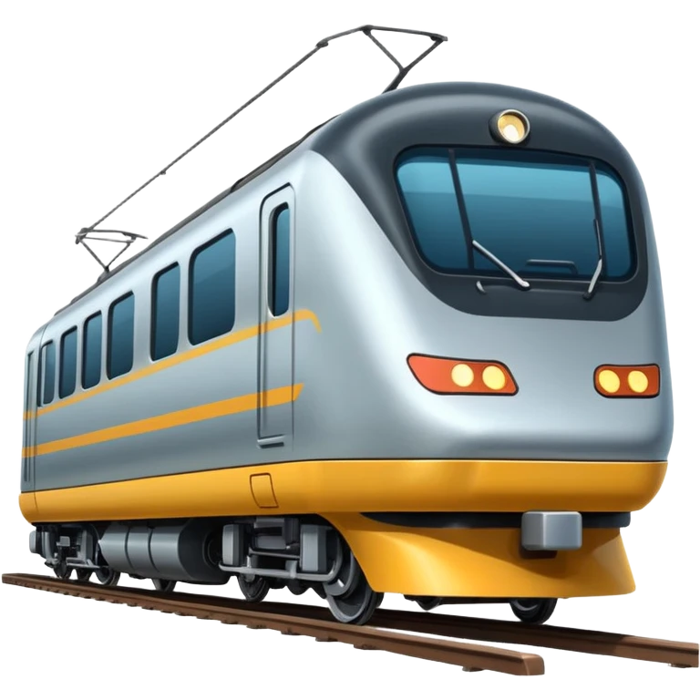Modern train emoji