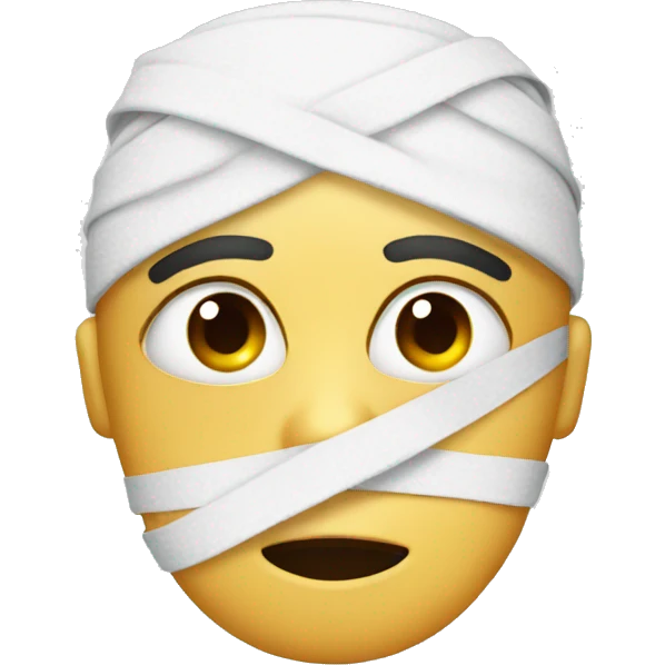 bandaged eye emoji