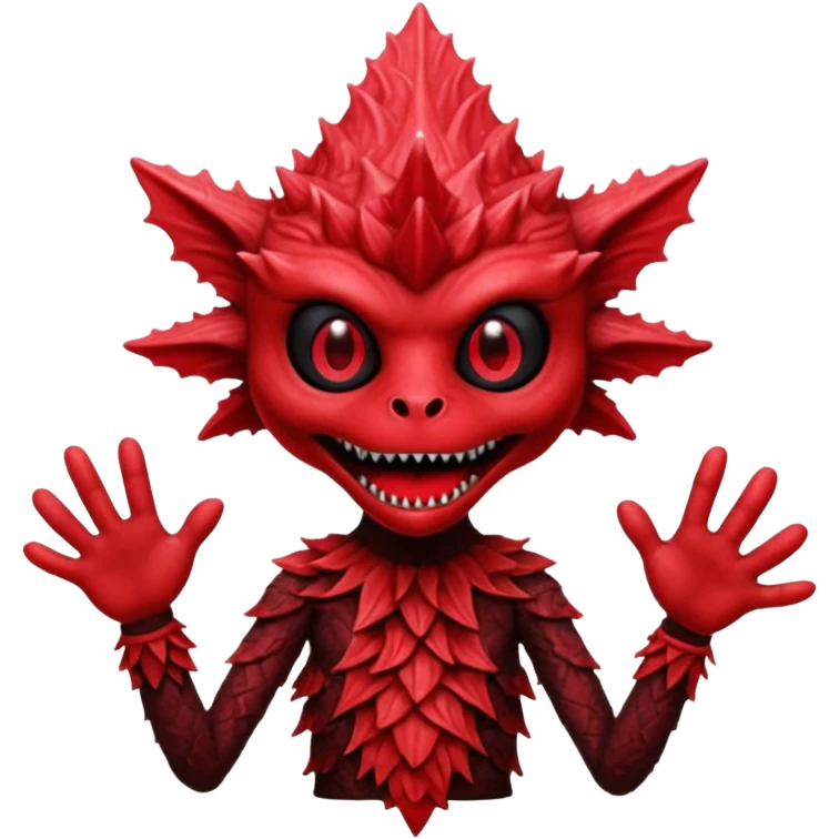 Spicy Zinger in stranger things themed emoji