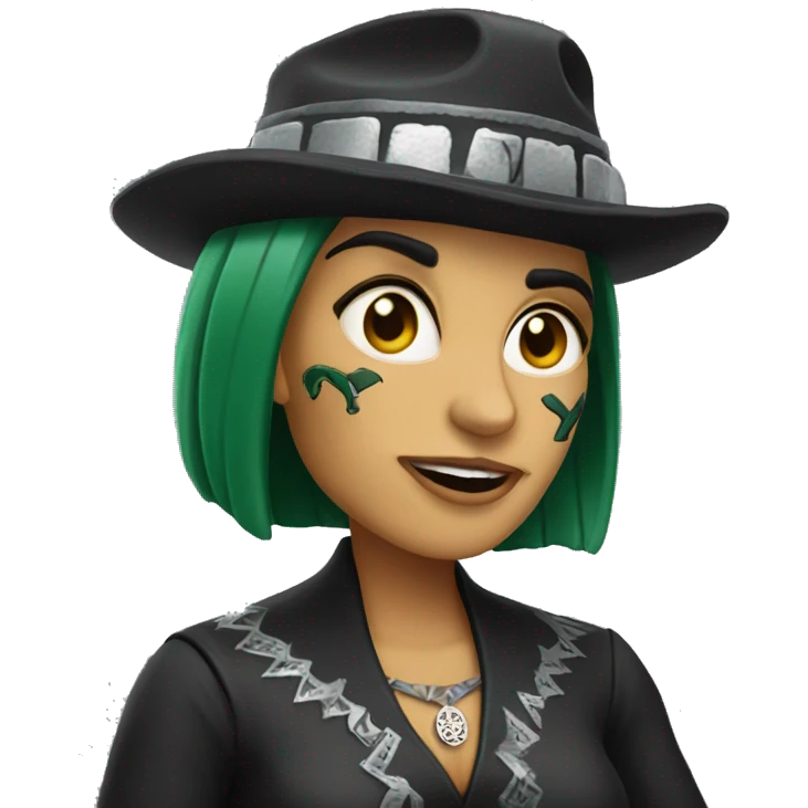 Uma caveira embasbacada emoji