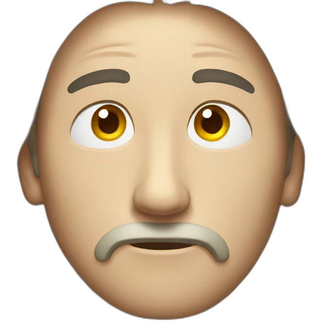 man thinking emoji