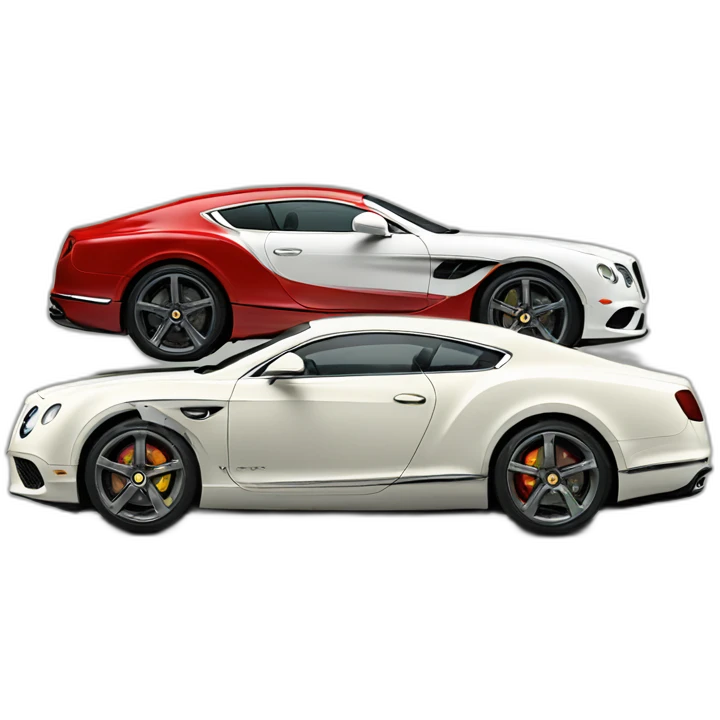 Bentley-Ferrari-side-by-side emoji