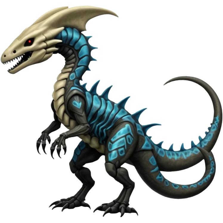 Marowak-Salandit-Xenomorph-hybrid-fantasy-creature (full body) emoji
