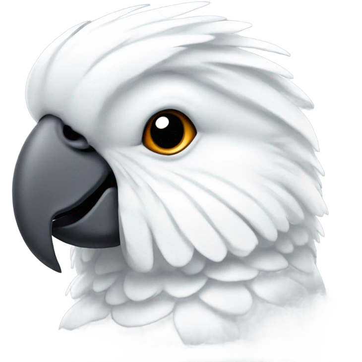 Moluccan cockatoo emoji